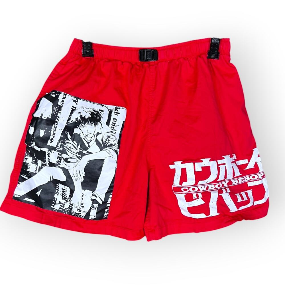 Men's Spike Speigel Cowboy Bepop Lined Athletic Shorts Funimation - Medium